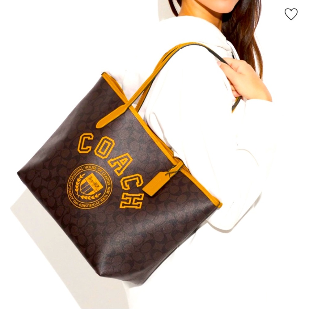 Coach varsity tote new with tags in packaging